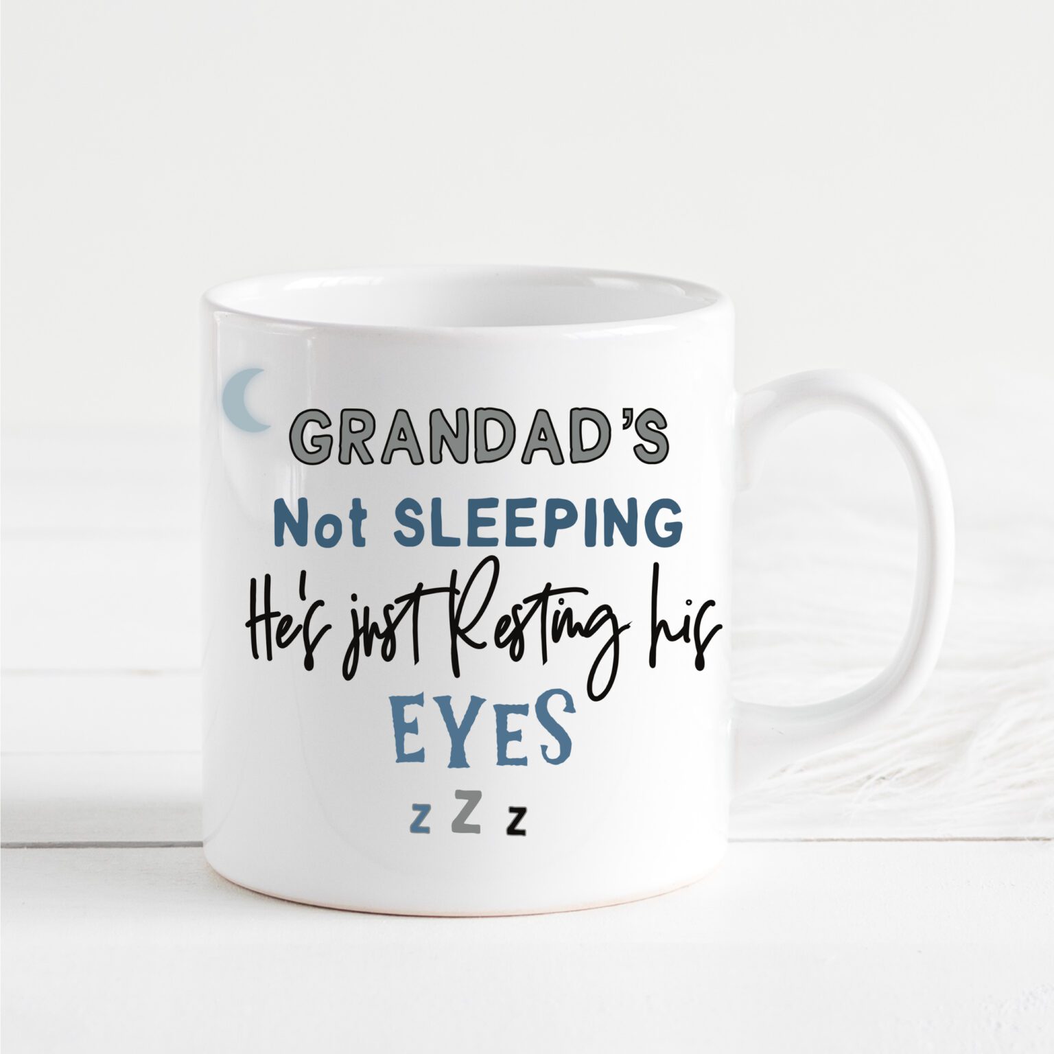 grandads not sleeping mug