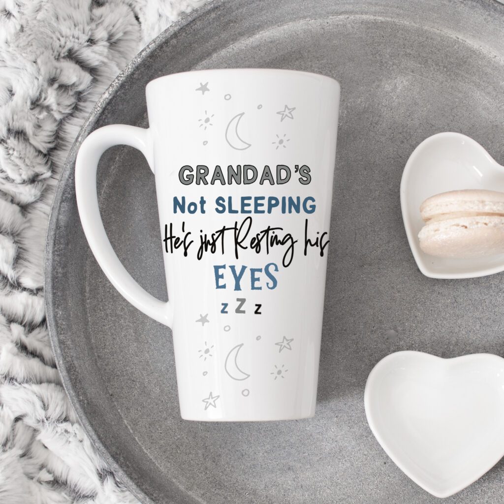 grandads not sleeping mug