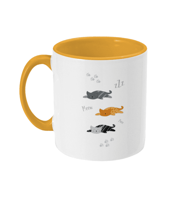Two-Toned Mug Cat Nap