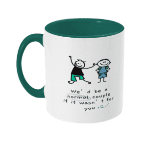 For The Boys Two Toned Mug Normal Couple