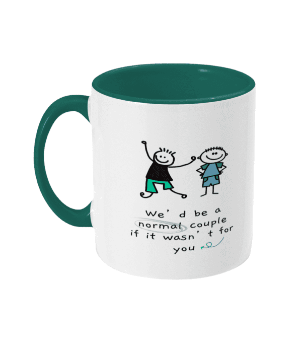 For The Boys Two Toned Mug Normal Couple