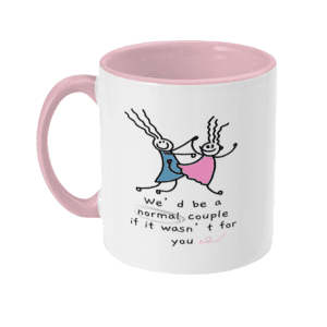 For The Girls Two Toned Mug