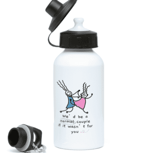 For The Girls Water Bottle Normal Couple