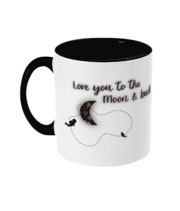 Two Toned Mug Love You To The Moon and Back