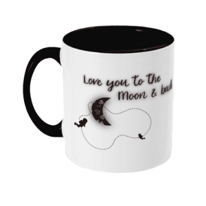 Two Toned Mug Love You To The Moon and Back