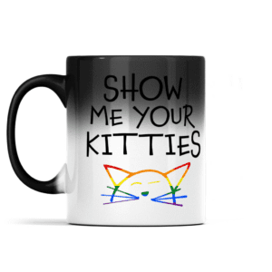 Colour Changing Mug Pride Special Show Me Your Kitties