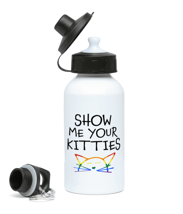Water Bottle Pride Special Show Me Your Kitties design