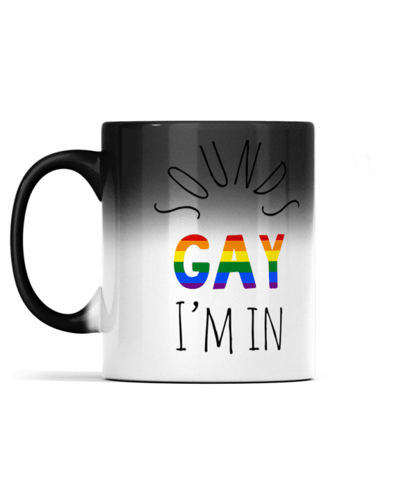 Colour Changing Mug Pride Special Gay I'm In