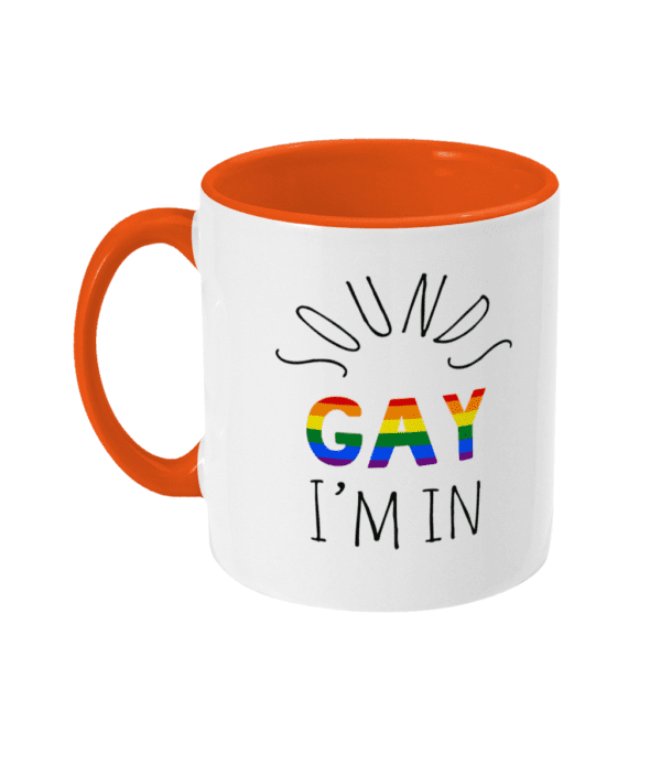 Two Toned Mug Pride Special Gay I'm In