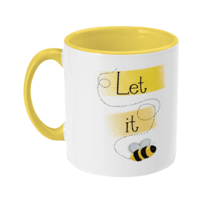 Two Toned Mug Let It Bee