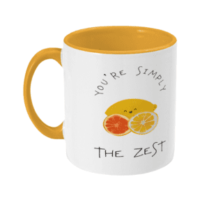 Two Toned Mug Simply The Zest