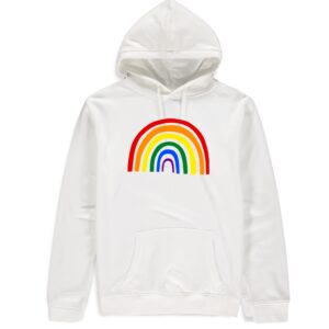 Pride Special Rainbow white Hoodie