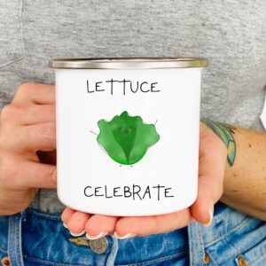 Enamel Mug Lettuce Celebrate