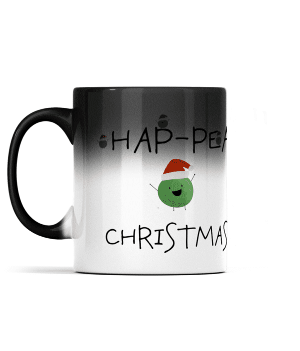 Hap-Pea Christmas Colour Changing mug