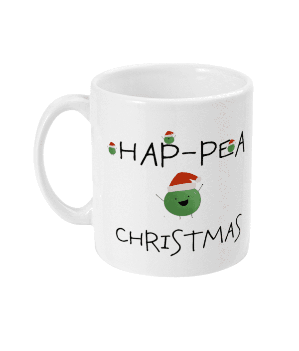 Hap-Pea Christmas 11oz mug