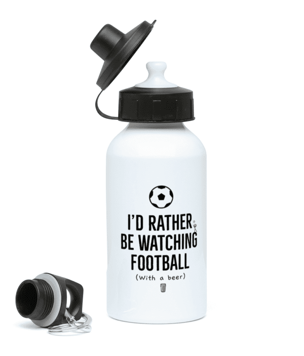 Watching Football Water Bottle